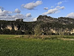 Blick auf die Schrammsteine