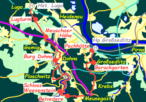 Tourkarte Frühjahr 2025