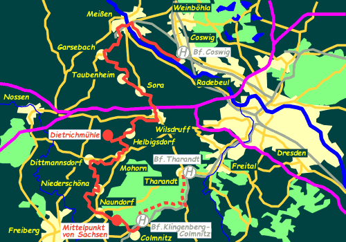 Tourkarte Radtour 2025