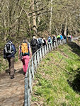 Auf dem Basteiweg bergan