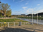 Am Ziel an der F&auml;hre in Rathen