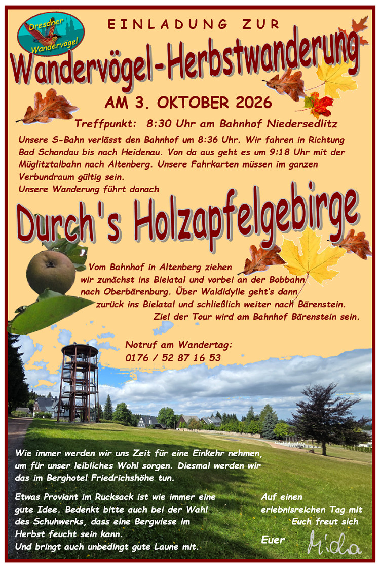 Herbstwanderung 2026
