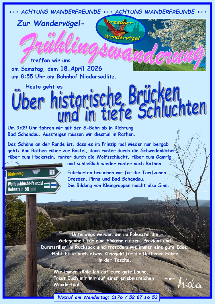 Fr&uuml;hjahrswanderung 2026